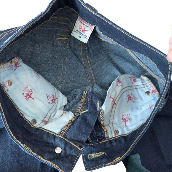 True Religion Becky Dark Wash Super T Jeans Size 26 - Picture 8 of 16